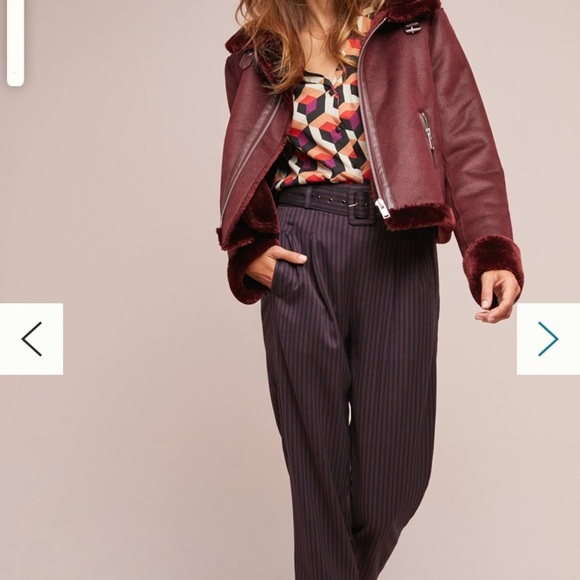 Anthropologie Faux Suede Moto Jacket - Picture 5 of 13